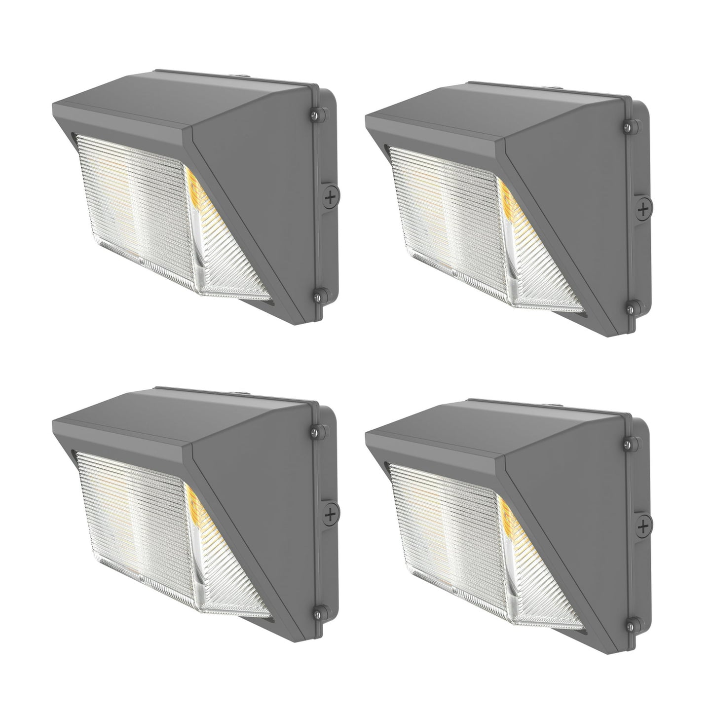 120W LED Wall Pack with Dust-to-Dawn Photocell. 5000 K 16800 Lumen, 150LM/W, [650-900W HPS/HID Equiv.] 100-277V, UL/DLC, Waterproof, Commercial Garage Awning Security Area Light